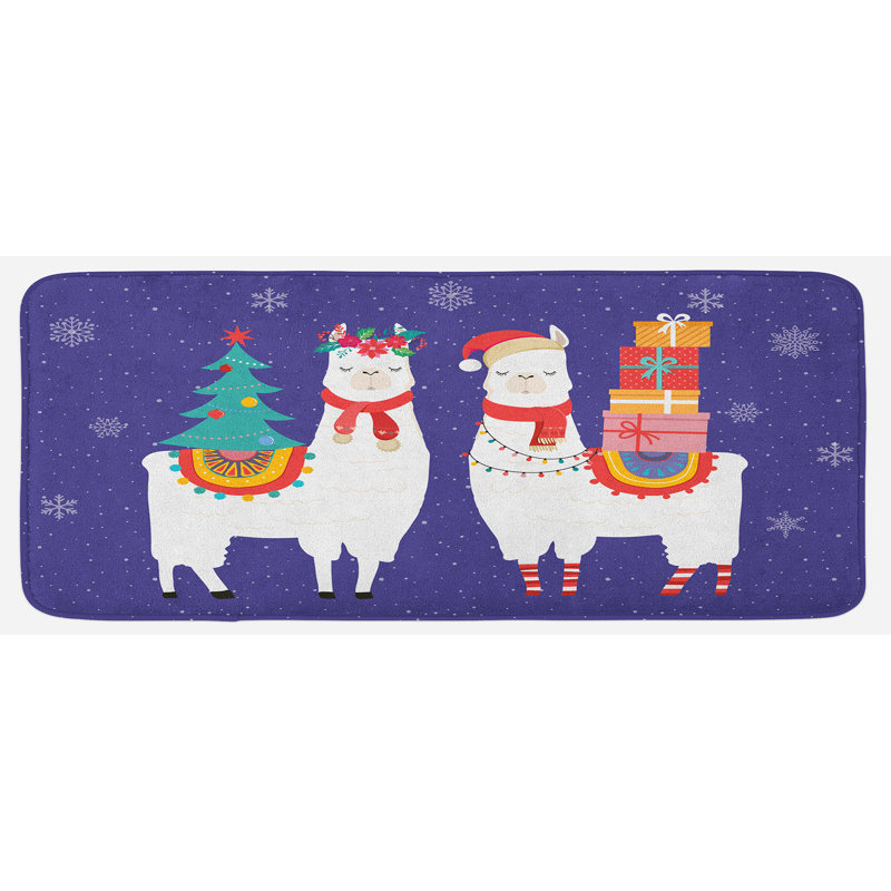 Tapis de cuisine antidérapant Liav Christmas