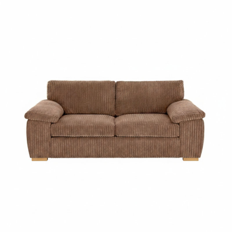 2 Seater Corduroy Sofa, Beige