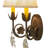 Antonia Steel Armed Sconce