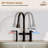 Sleek Pull Down Bridge Kitchen Faucet-91809823
