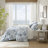 Botanical 100% Cotton Sateen Duvet Cover Set-114714045-114714047