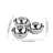 3-bowl Stainless Steel Divided Serving Dish With Handle