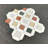 Eclipse Ming Green and Thassos White Marble Floor and Wall Tile-115747638