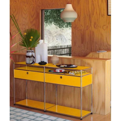Princetown Powder Coated Steel Console Table