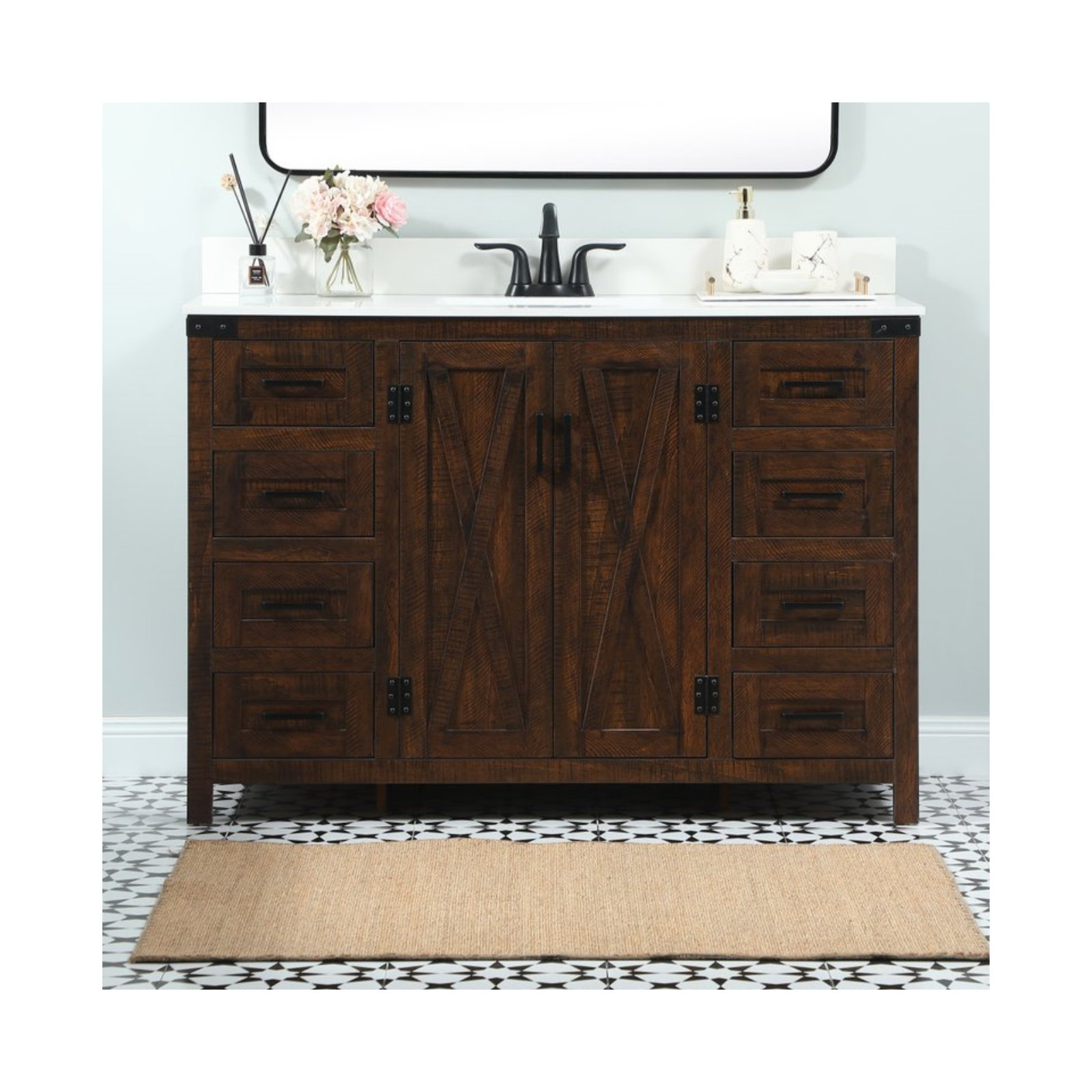 Slayton 48'' Single Bathroom Vanity, Expresso