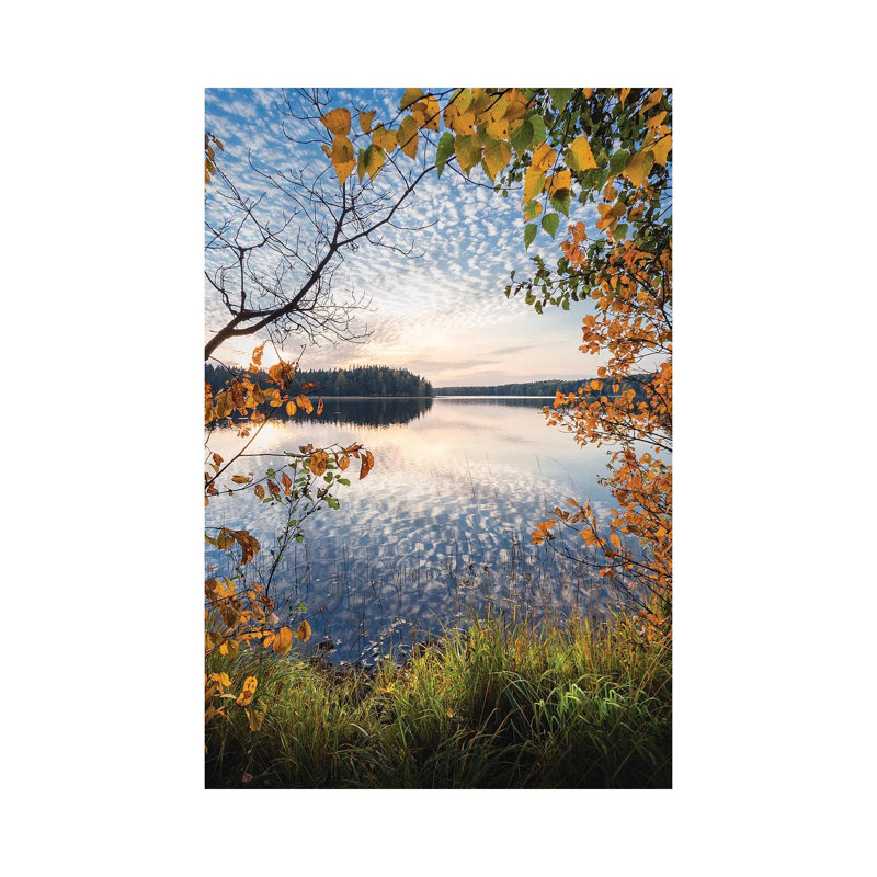 Liesjärvi Autumn by Lauri Lohi - Wrapped Canvas Print, 66.04 cm H x 45.72 cm W x 1.91 cm D