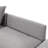 86.6" Sectional Sofa Modular Sofa U-Shaped Sofa Couch Sofa Bed L-Shaped Sofa With A Movable Ottoman And Two USB Ports For Living Room, Light Grey