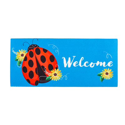 Tapis d'interrupteur Britlee Ladybug Welcome Sassafras
