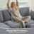 110" Upholstered Modular Sofa Modern Sectional-888081456