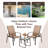 Tishara 2 - Person Patio Conversation Set-1471191716