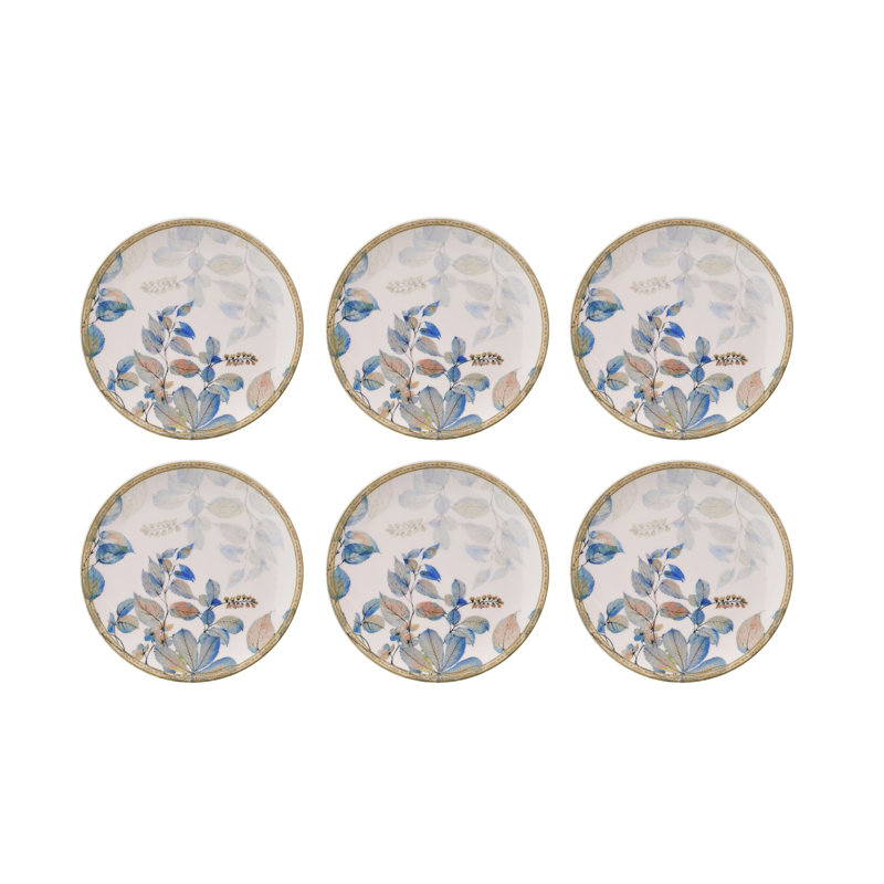 Ensemble d'assiettes à dessert (6 pièces)