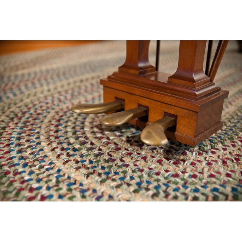 Tapis palmier tressé Entwistle, Rond 10 pi
