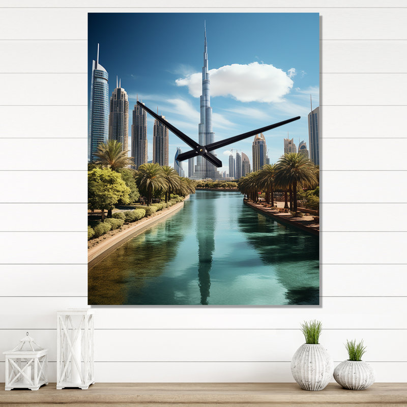 Horloge murale Cityscapes, Grand