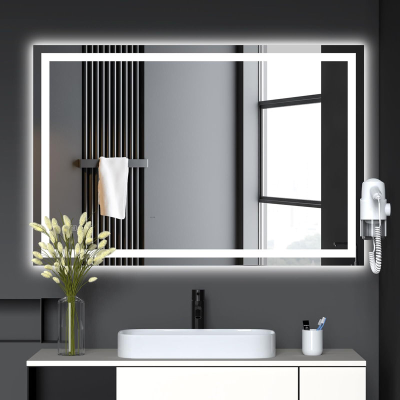 Gulesta Rectangle Wall Mirror, 53" x 37"