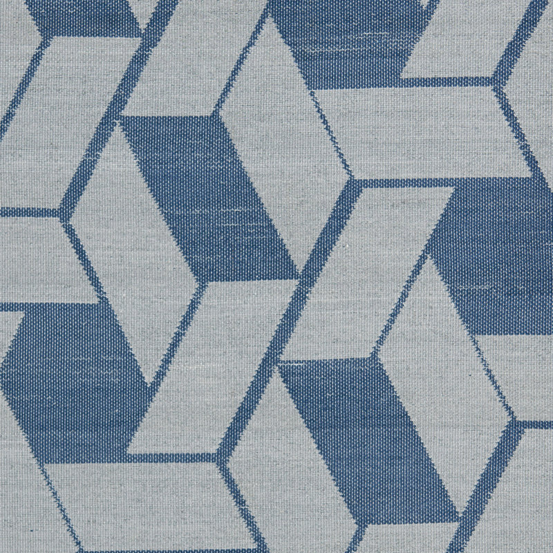 Tapis à motif géométrique tissé à la main Durhurst, Rectangle 2 pi 6 po x 4 pi