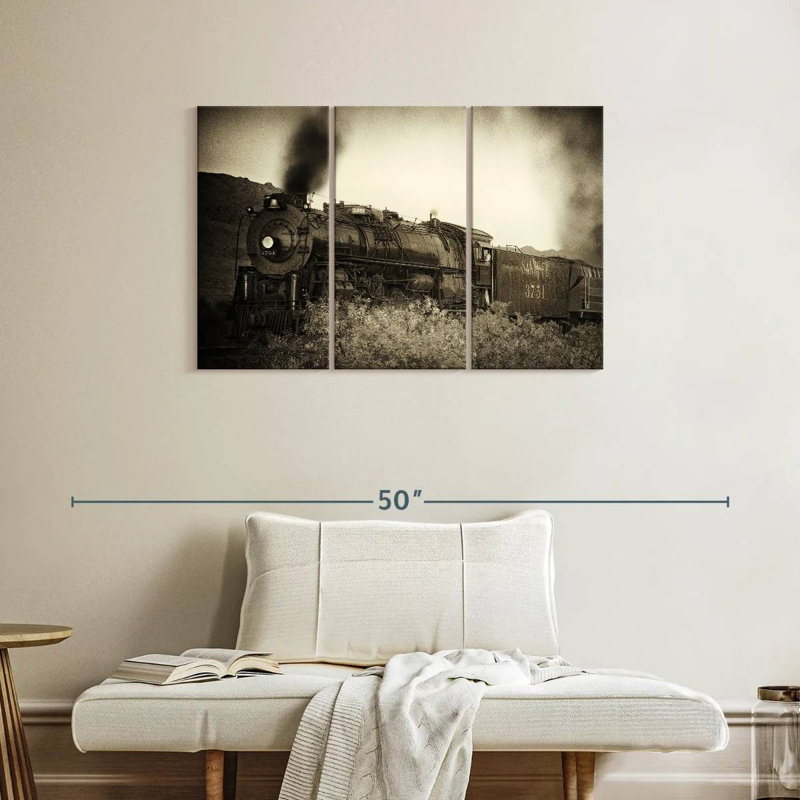 Mehar Train Arrival I, 24" H x 38" W