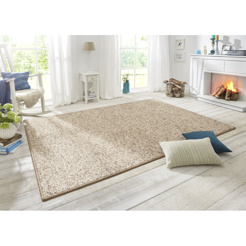 Wolly Beige Rug, Rectangular 200 x 300 cm