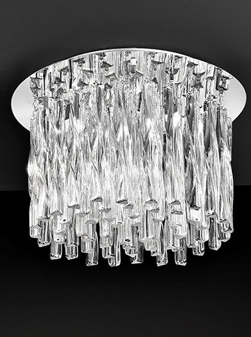 Sabine Glass Flush Mount