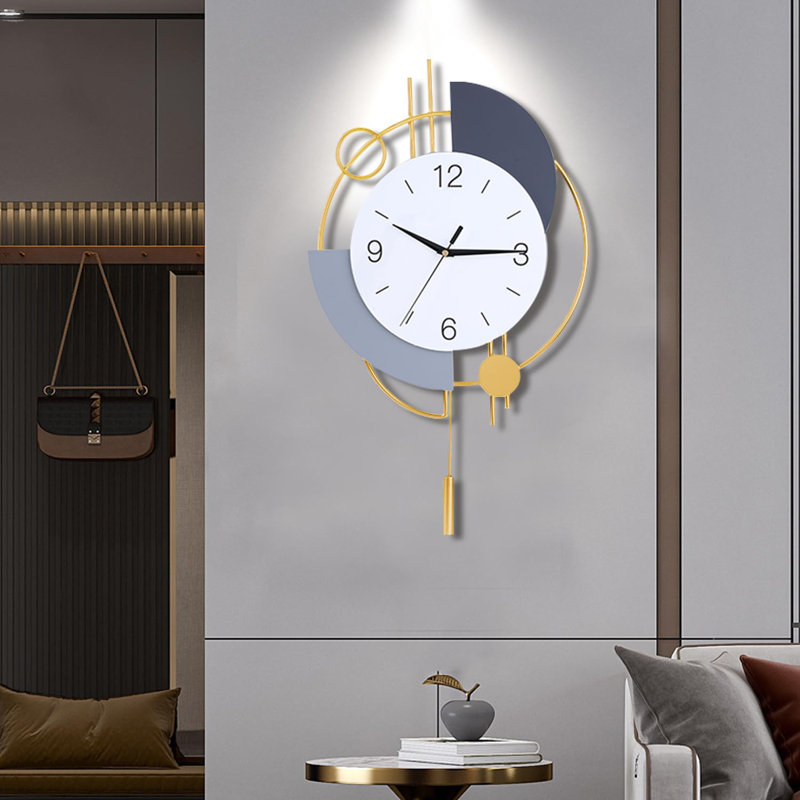 Aleighna Metal Wall Clock