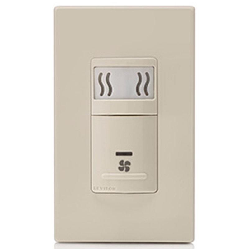 Leviton Single Pole Fan Control Fan Control Switch Light Almond 1 Pack