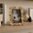 Decorative Picture Frame with Butterfly Border Detail - Rectangular Photo Frame for Entryway or Mantle Decor - 8", Gold
