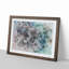 Thistle Flower in Abstract - Framed Print-55769483-55769486