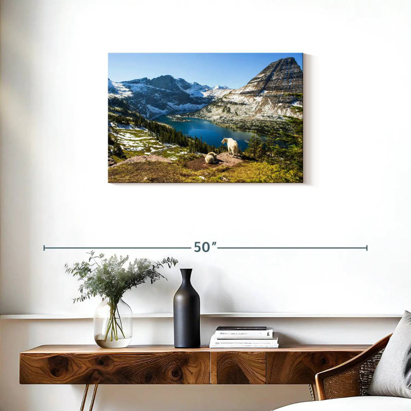 Glacier Park Goats, H 20 po x l 30 po