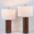 29'' Tall Wood Table Lamp with Linen Shade-1491446336-1491446337
