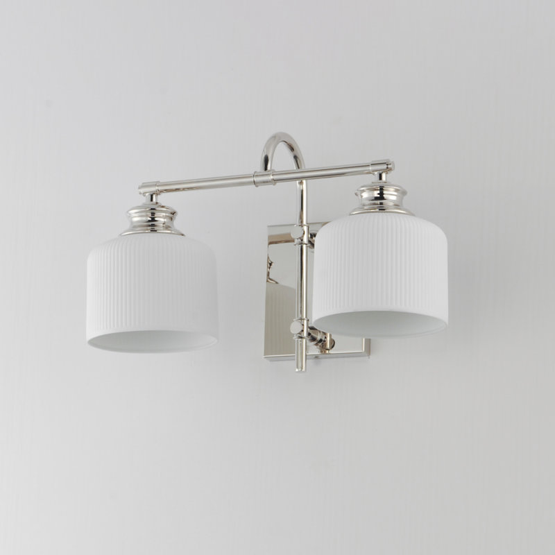 Applique murale bisque, Nickel poli
