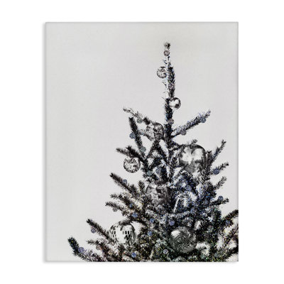 «Christmas Tree Disco Balls», art mural sur toile par Victoria Barnes