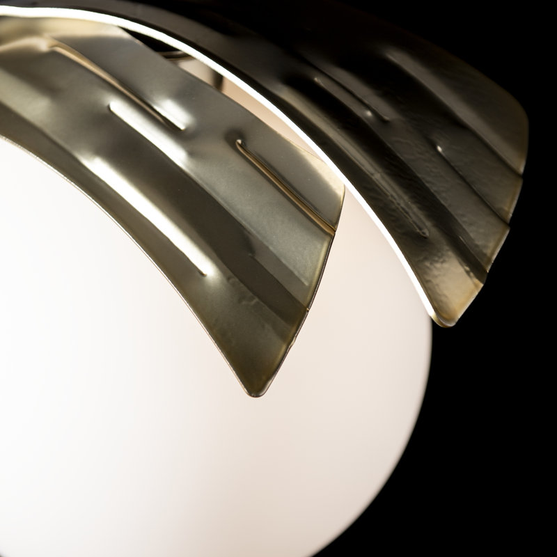 Crest Table Lamp, Modern Brass