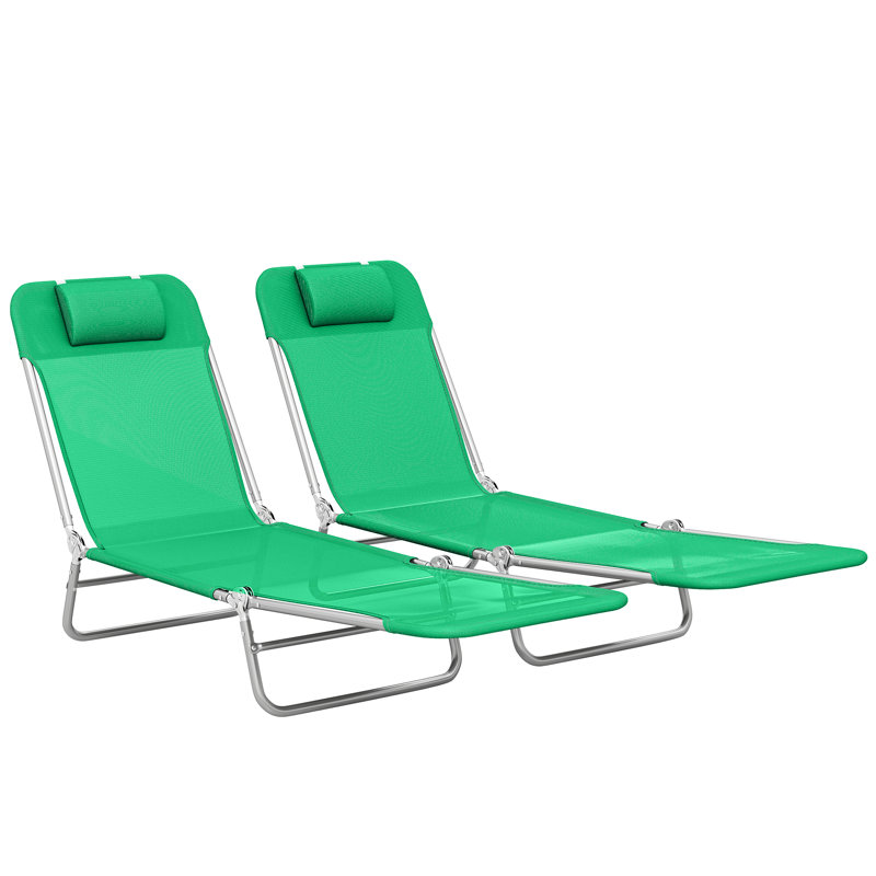 Outdoor Lounge Chair, Green