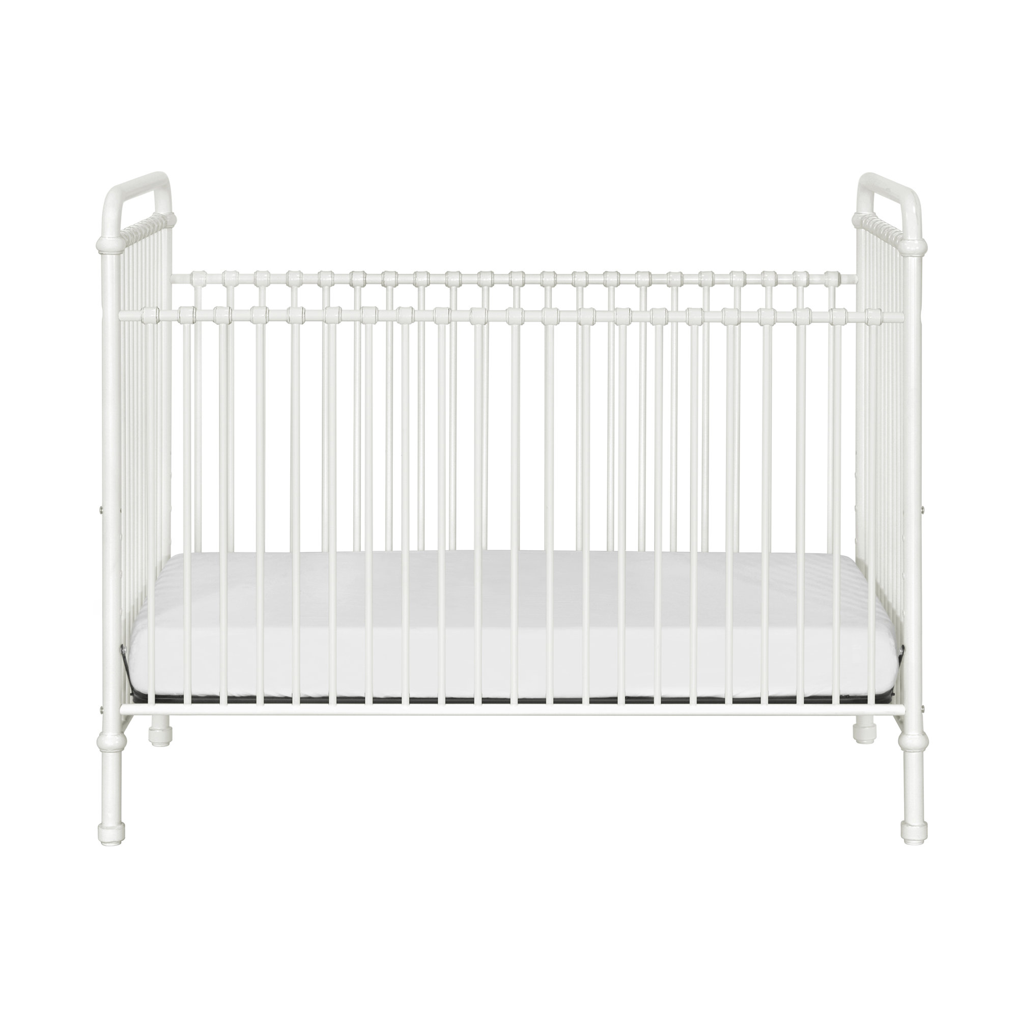 Abigail Greenguard Gold Certified Adjustable Height Convertible Crib, Washed White