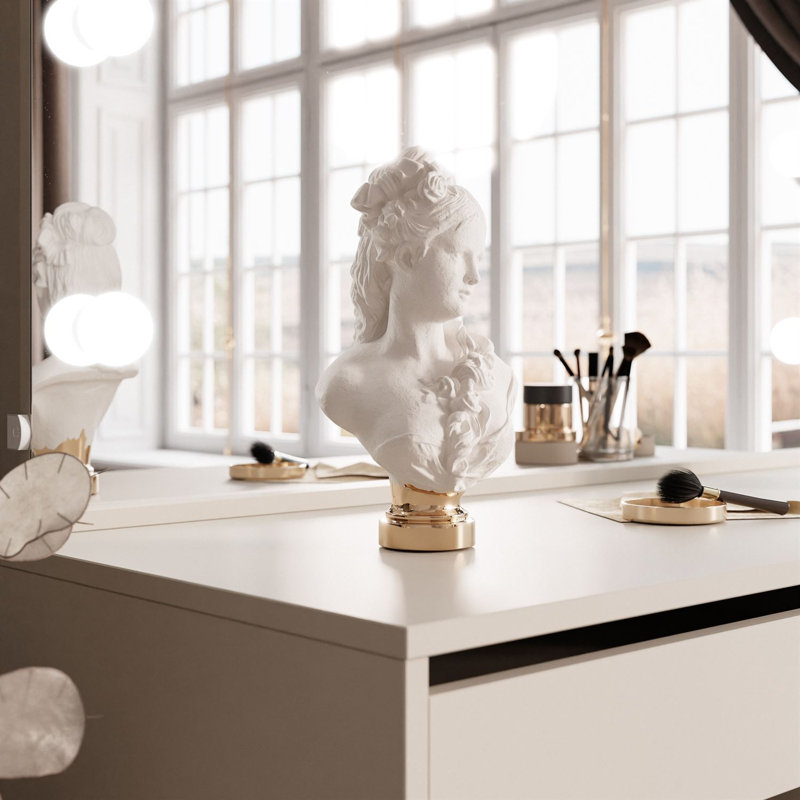 Rouven Dressing Table with Mirror