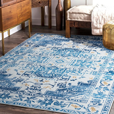 Tapis rectangulaire rectangulaire avec envers antidérapant