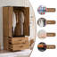  Armoire 71 po avec 2 tiroirs et miroir