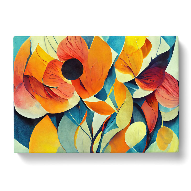 Flowers Abstract Vol.3 - Wrapped Canvas, 40cm H x 60cm W x 3cm D