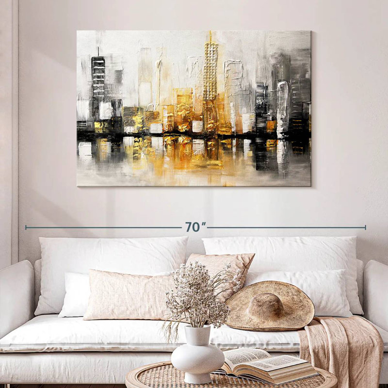 Avery City View I, 32" H x 48" W