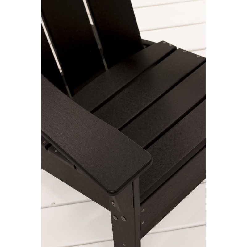 Chaise Adirondack en PEHD toutes saisons Ratcliff, Brun