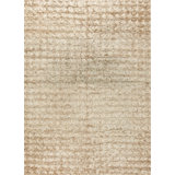 Modern One-of-a-Kind Rectangle 9'4" X 13'1" Hand Knotted Area Rug