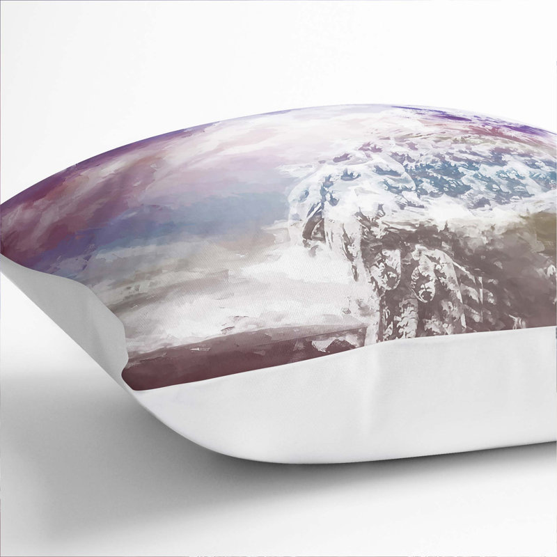 Square Cushion, White, 40cm H x 40cm W x 15cm D