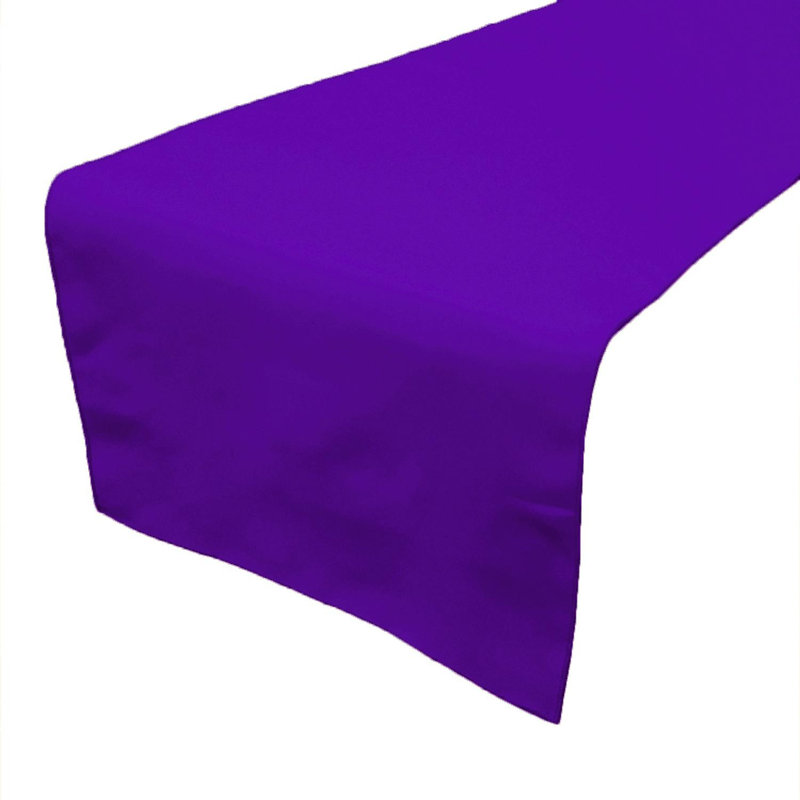 Ollig Rectangle Polyester Table Runnner, 60" x 12" , Purple