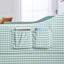 Lit de jour pleine grandeur, lit de jour convertible rembourré avec dossier capitonné, canapé-lit polyvalent 3 en 1 avec lit gigogne escamotable et rangement latéral, parfait pour un salon compact en cyan-1012118786