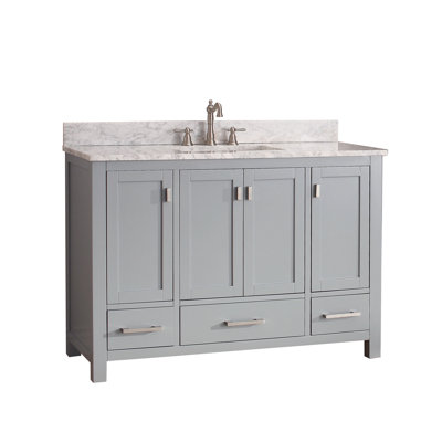 Modero 48" Single Bathroom Vanity with Top