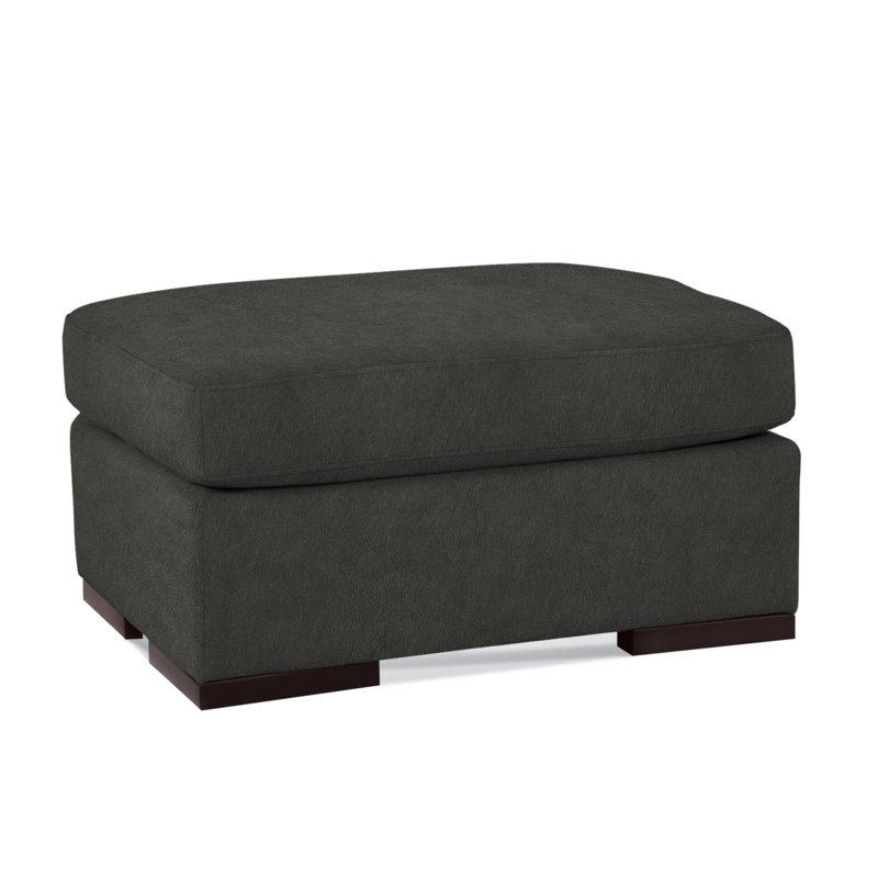 Memphis Ottoman, Brown Geometric, 0456-33, Java