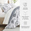 7 Piece Bedding Set - Comforter and Sheet Set-99311862-99311865
