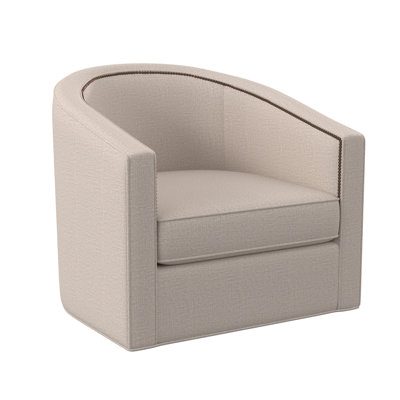 Ambassador Sunbrella® Boucle Swivel Barrel Chair