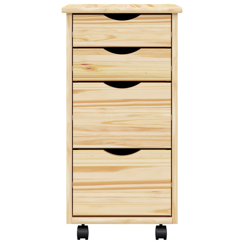 Solid Wood Rectangle Accent Chest