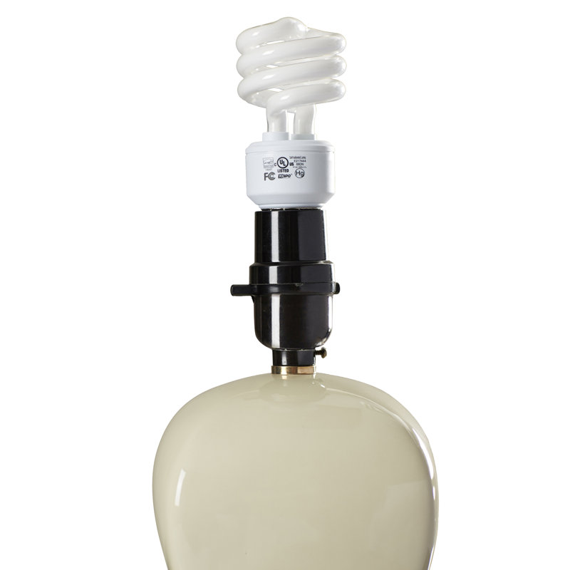 Ceramic Lamp, Ivory