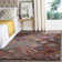 Miley Geometric Red Area Rug